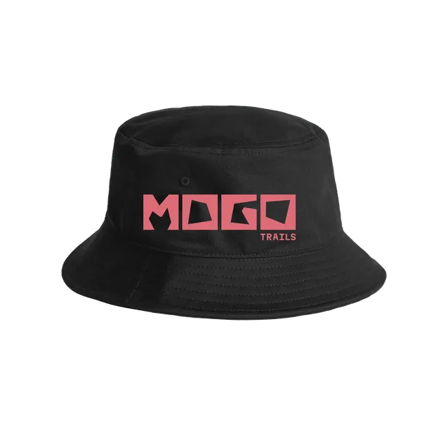 Mogo Trails Bucket Hat - Pink Logo