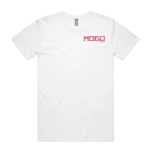 Unisex Mogo Trails Tee - Pink Logo