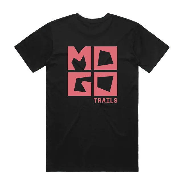 Unisex Mogo Trails Tee - Pink Logo