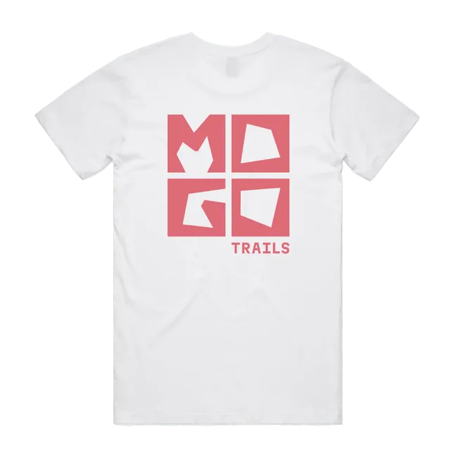 Unisex Mogo Trails Tee - Pink Logo