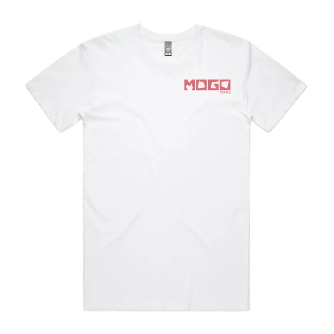 Unisex Mogo Trails Tee - Pink Logo